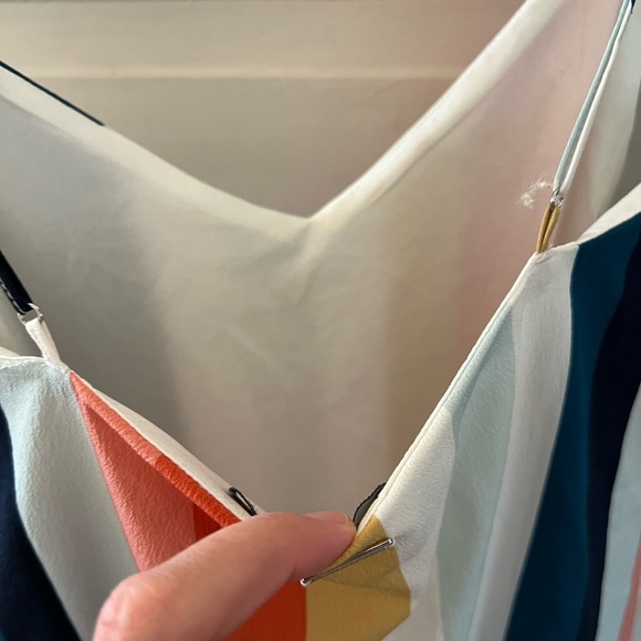 Volcom Flavor Up Slip Dress in Stripes Medium - Picture 4 of 11